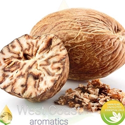 NUTMEG pure essential oil. Shop West Coast Aromatics Bulk, Wholesale at www.westcoastaromatics.com from reputable sources in the world. Try today. You'll Immediately Notice the Difference! ✓60 Day-Money Back.