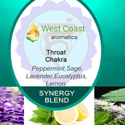 THROAT CHAKRA Synergy Blend – Essential Oils. Shop West Coast Aromatics Bulk, Wholesale at www.westcoastaromatics.com from reputable sources in the world. Try today. You'll Immediately Notice the Difference! ✓60 Day-Money Back.
