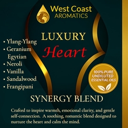 Luxury Heart Synergy Blend – West Coast Aromatics emotional essential oil