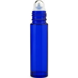 Boston Round Blue Bottle