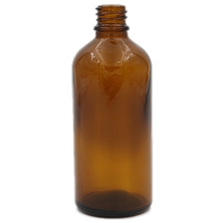 BOSTON ROUND AMBER BOTTLE