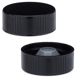 Cap Black Phenolic Polycone Liner 28-400
