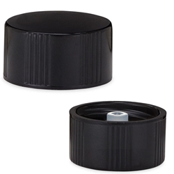 Cap Black Phenolic Polycone Liner 18-400